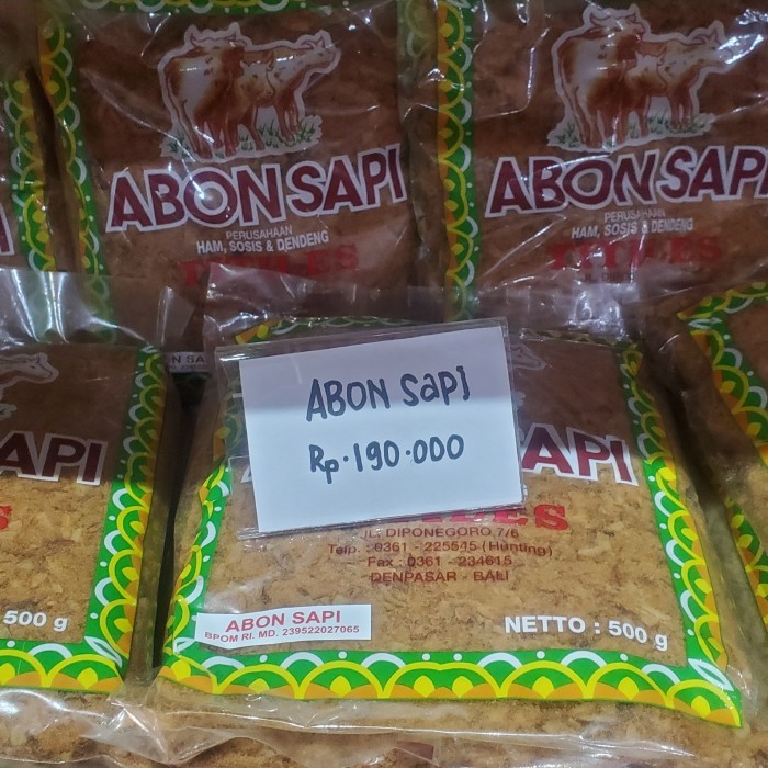 

Abon Sapi Titiles Bali 500Gr Diskon