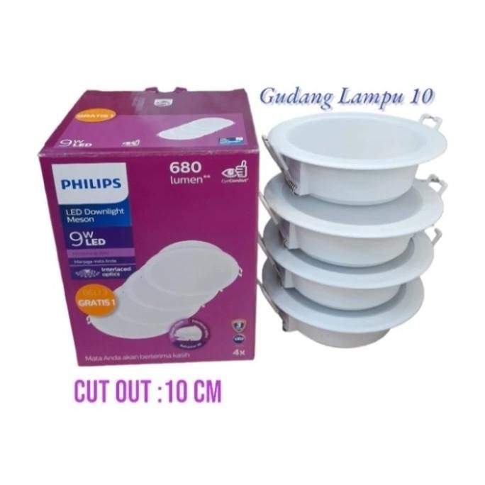 Downlight LED PHILIPS Multipack Meson 9 Watt 3+1