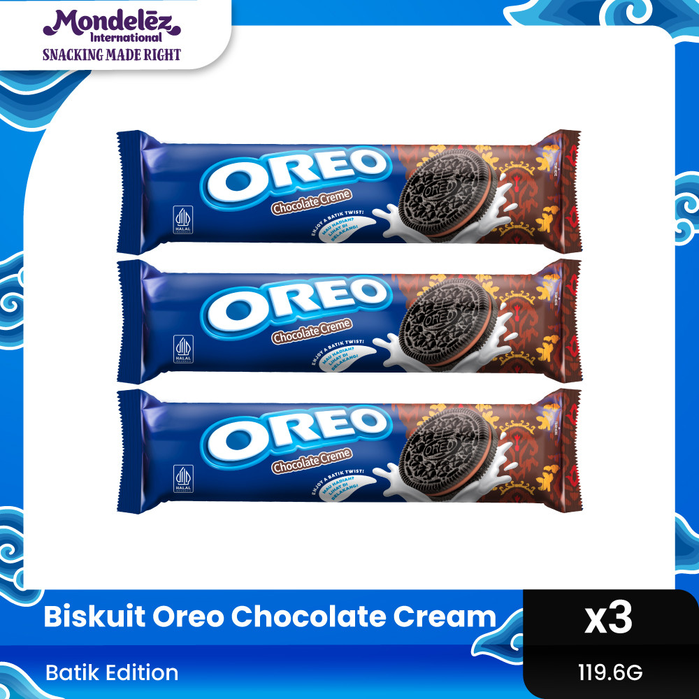 

OREO BATIK CHOCOLATE CREAM 119.6G x 3