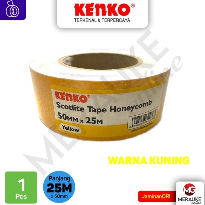 

HARGA DISC - KENKO Scotlite Tape / Selotip Honeycomb 50x25 Yellow