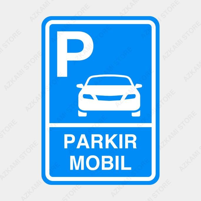 

TERBARU - Rambu Parkir Mobil 35cm x 50cm - Plat Alumunium