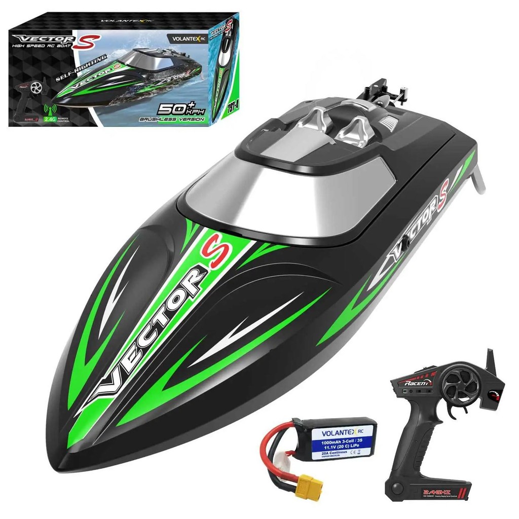 NEW VOLANTEX VECTOR S 797-4 45CM BRUSHLESS RTR RC BOAT FOR KIDS AND ADULTS HIGH-SPEED BOAT WITH SELF