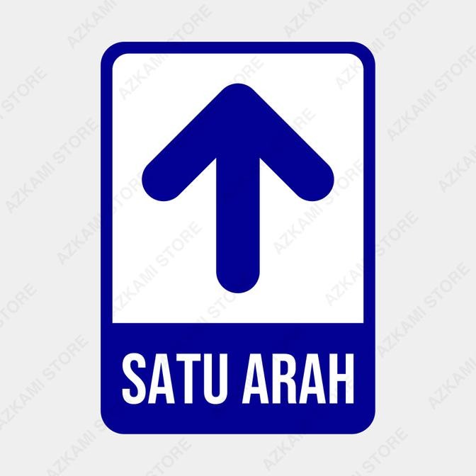 

TERBARU - Rambu Jalur Satu Arah 35cm x 50cm Plat Alumunium