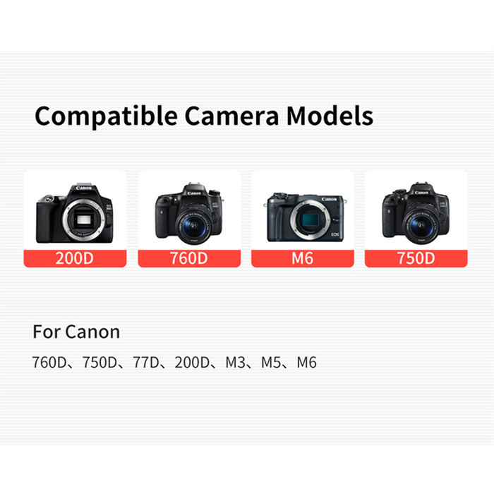 Kingma Type C Usb Dummy Battery For Canon Lp-E17 Power Bank Adapter