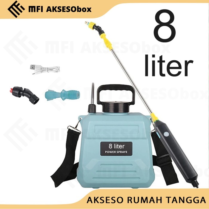Paling Berkualitas Semprotan Hama Elektrik 8 Liter Rechargeable Semprotan Tanaman Baterai