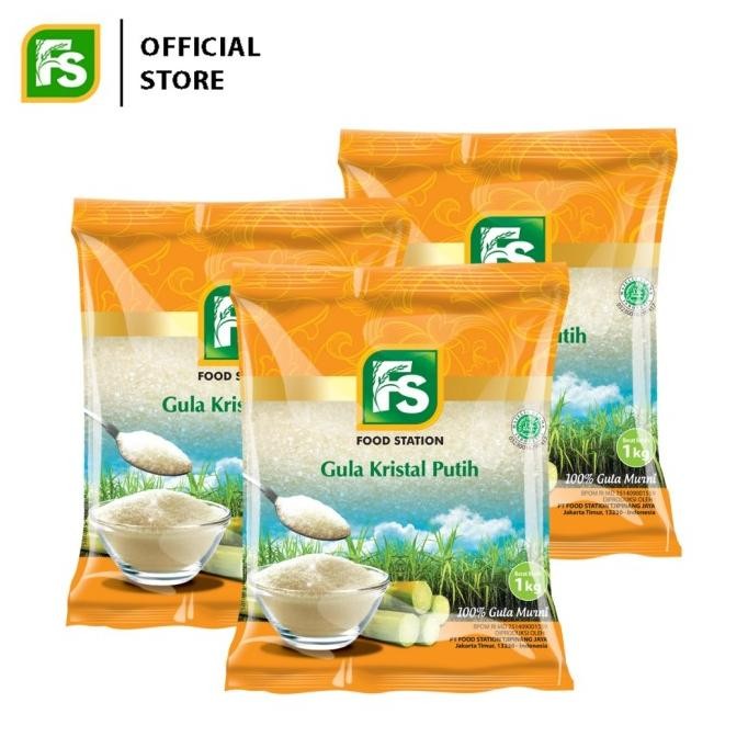 

FS Paket Gula Pasir Premium 1 Kg (3 Pcs)