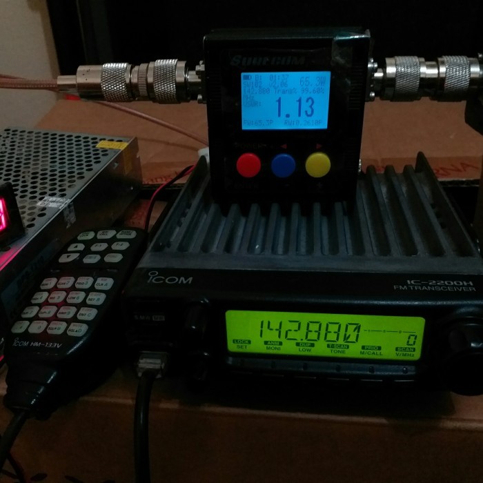 TERBARU RADIO ICOM 2200H SILVER 65 WATT NORMAL