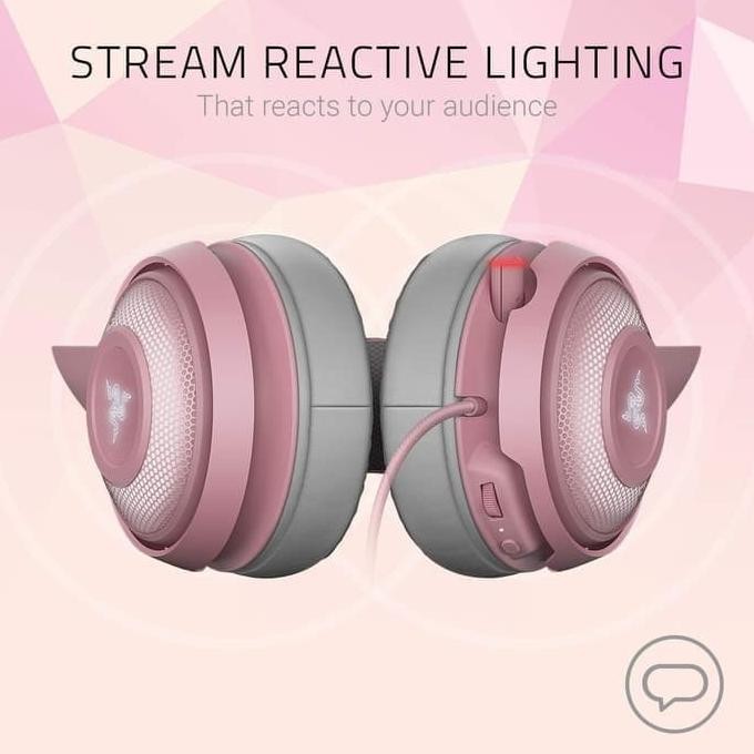 Baru Razer Kraken Kitty - Quartz Edition Gaming Headset