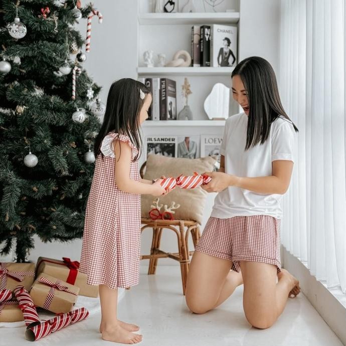 TIBI DRESS GINGHAM | DRESS ANAK 0711T