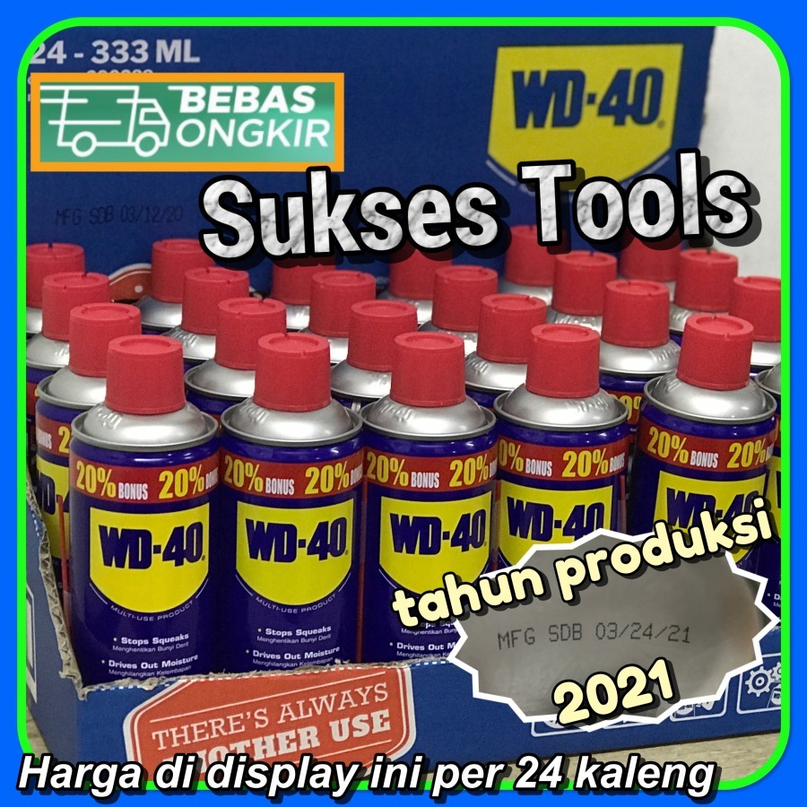 ( Grosir ) WD 40 333 ml WD40 uk. 333 ml + Bonus / Pelumas Serba Guna