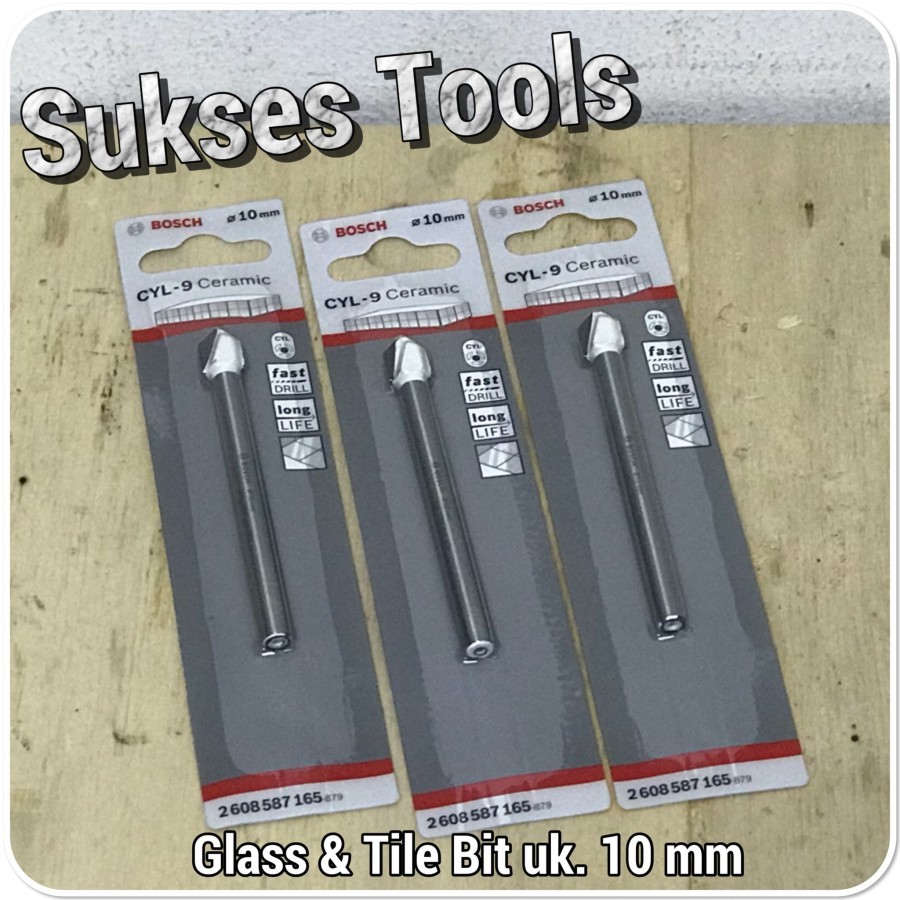 Mata Bor Tombak Bosch uk. 10 mm ( Mata Bor Kaca, Keramik, Granit )