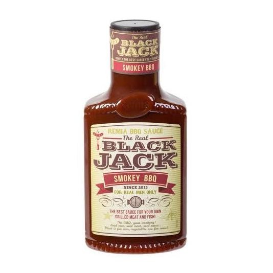 

REMIA BBQ SAUCE THE REAL BLACK JACK SMOKEY BBQ