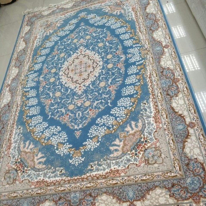 karpet permadani iran top kuality 150x220 bahan silk