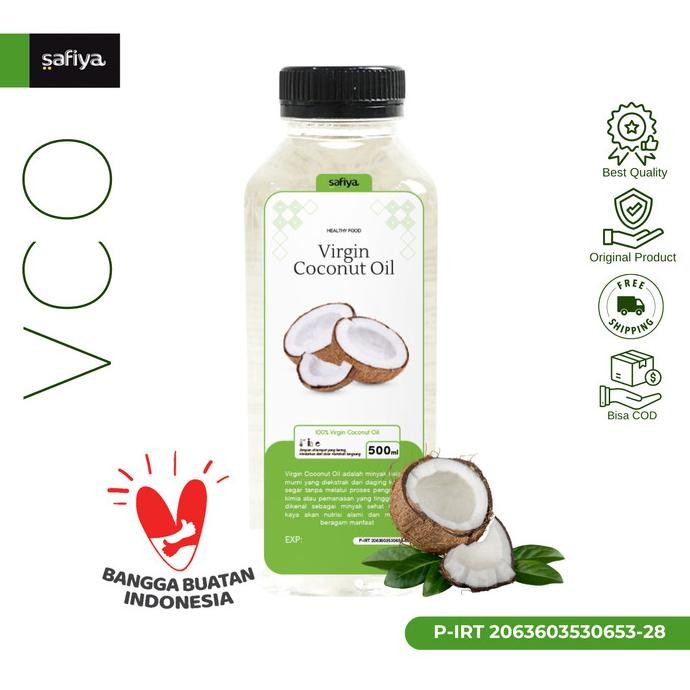 

Virgin Coconut Oil 500ml Minyak Kelapa Murni VCO Authentic Safiya Food