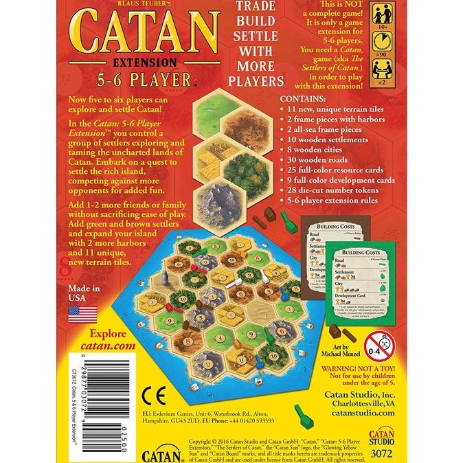 BIG SALE CATAN 5-6 PLAYER EXTENSION 