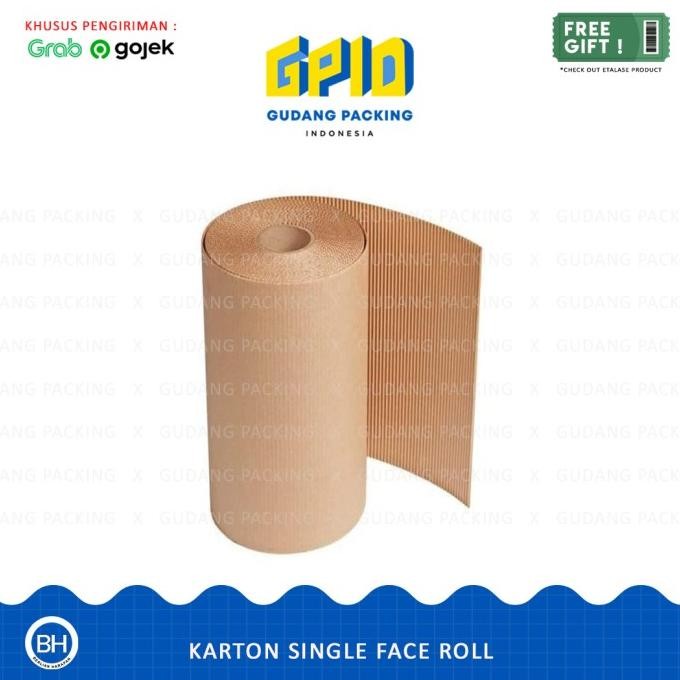 

BEBAS ONGKIR - (GOSEND/GRAB) Karton Lembar / Single Face Tinggi (25-160 cm) x 40 m