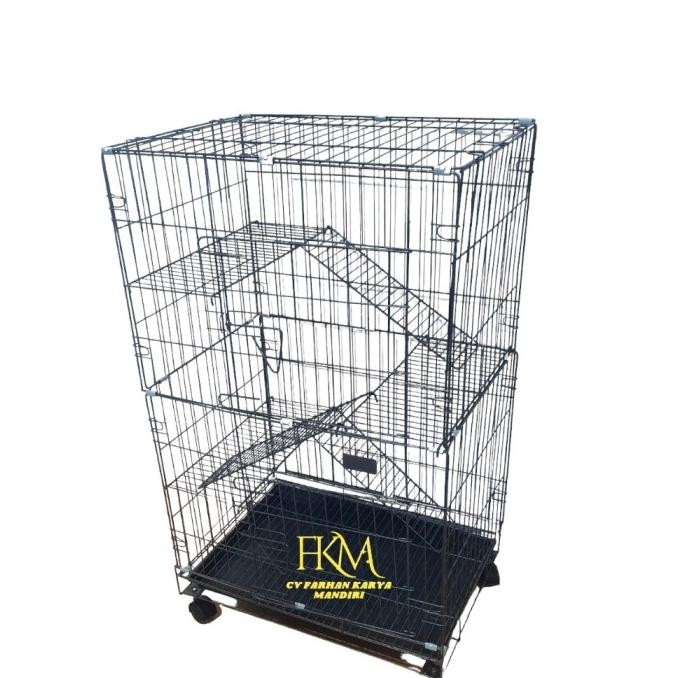 Kandang kucing tingkat 3