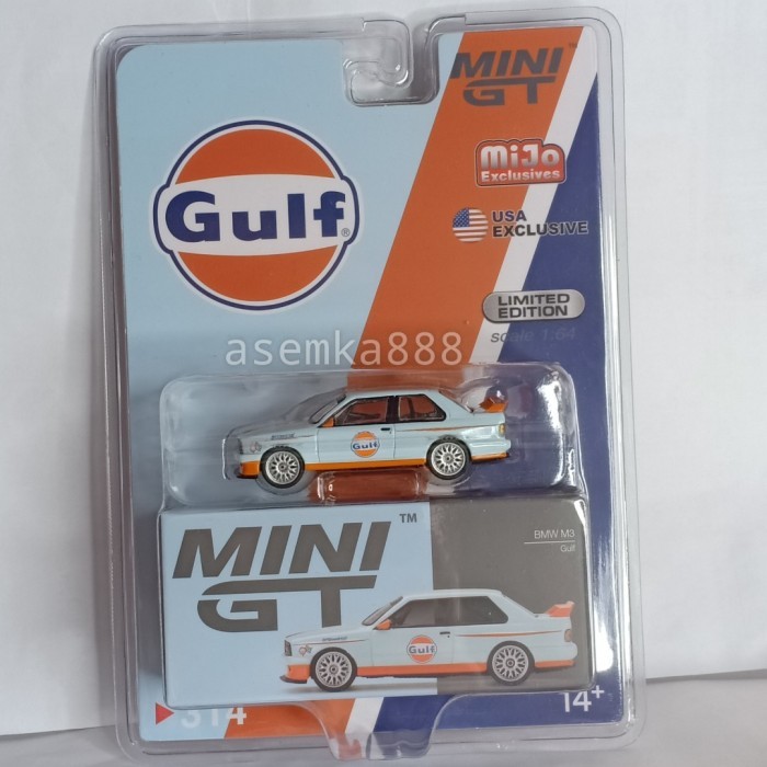 minigt 1/64 diecast BMW m3 e30 segel