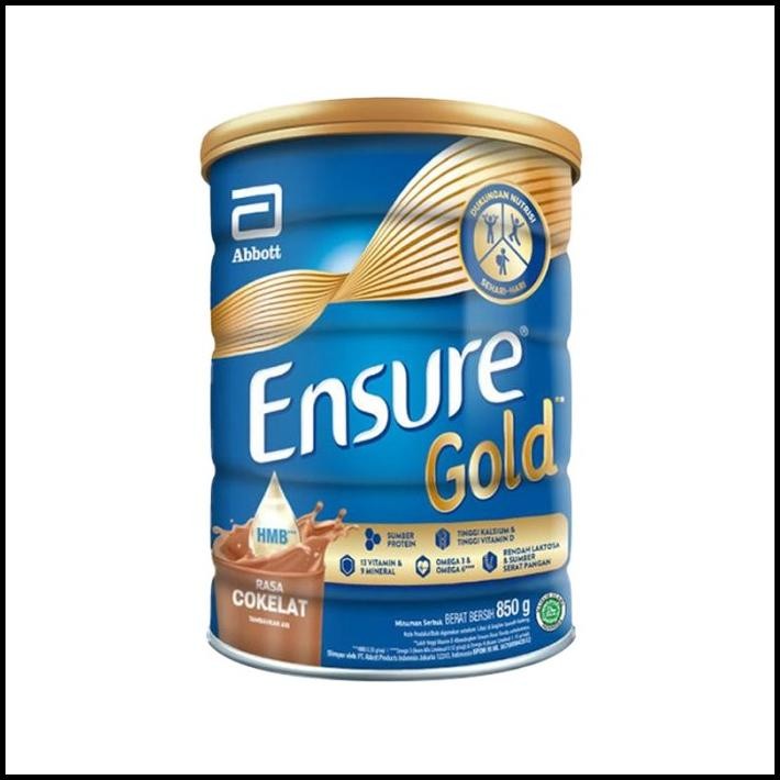 

Ensure Gold Rasa Coklat 850Gr - Chocolate - Milk - Susu Lansia - Bubuk