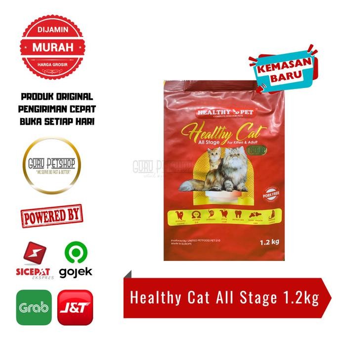 Healthy Cat Gold 1,5kg Freshpack Makanan Kucing Healthy Cat All Stage