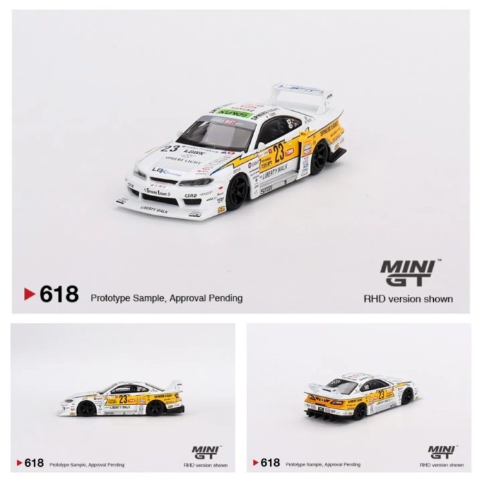 618 MiniGT Nissan LB Super Silhouette S15 Silvia #23 Goodwood MGT