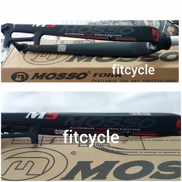 Fork Sepeda Mosso Rigid M5 Hitam