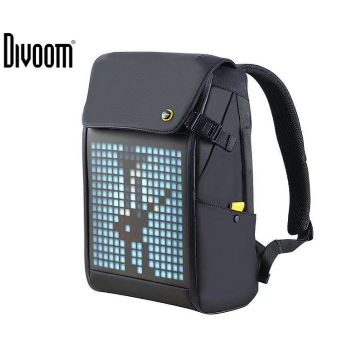 Divoom M Backpack Pixel Art Diy Smart Bag Tas Rgb Led Screen Pixoo Ori