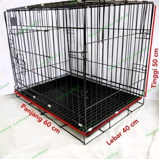 KANDANG/TEMPAT/KURUNGAN KUCING/ANJING/KELINCI UK 60x40x50