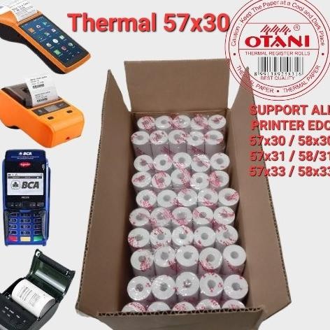 

TERLARIS - Kertas thermal 57x30 otani kertas print thermal 57 x 30 OTANI