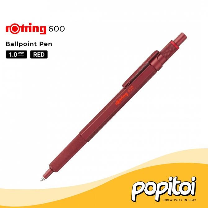 

ROtring 600 Series Ballpoint Pen 1.0 mm Pulpen Metal