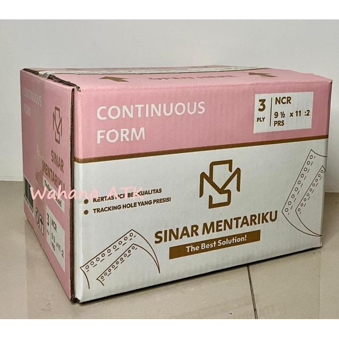 

TERMURAH - Continuous form sinar mentari ukuran 9,5" x 11":2 rangkap 3