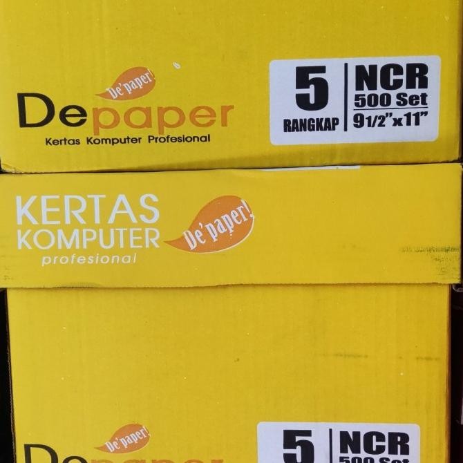 

BEBAS ONGKIR - continuous form 9.5 x 11 5 ply Warna De paper