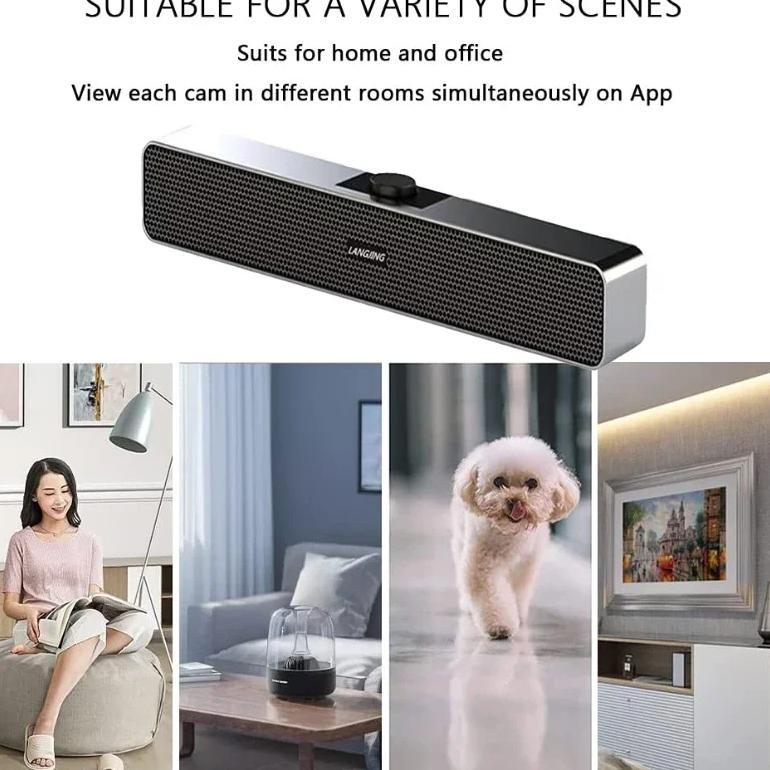 HD 1080P WIFI IP SPEAKER MINI CAMERA VIDEO RECORDERS DESK SPEAKER BABY MONITOR HOME VIDEO SECURITY S