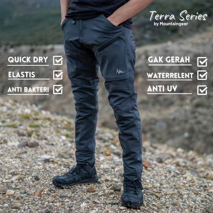 TERMURAH Celana Gunung Panjang Quick dry Hiking Outdoor Promo Cowok Pria eiger