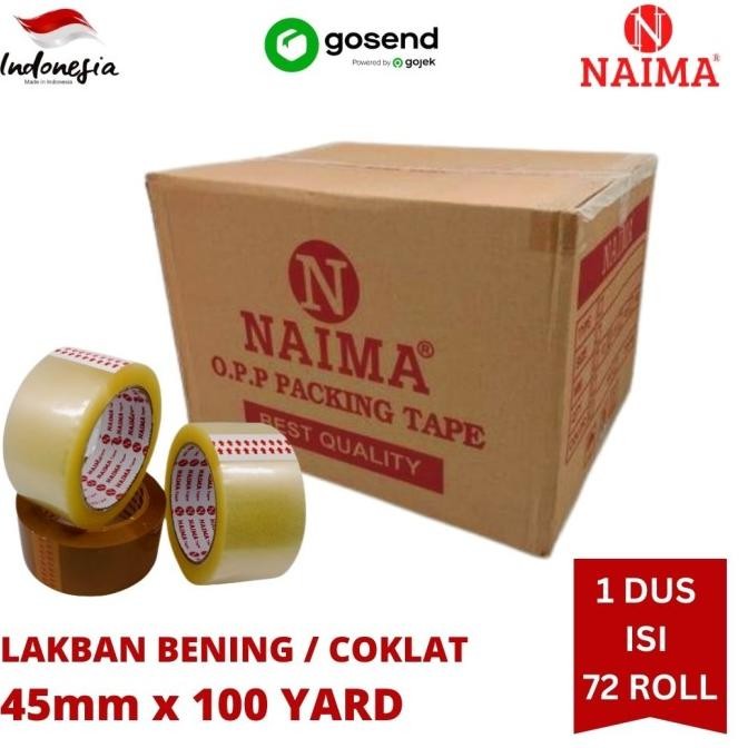 

TERBARU - LAKBAN BENING COKLAT 100 YARD DUS PLAKBAN 2 INCH 45mm 90 YARD MURAH