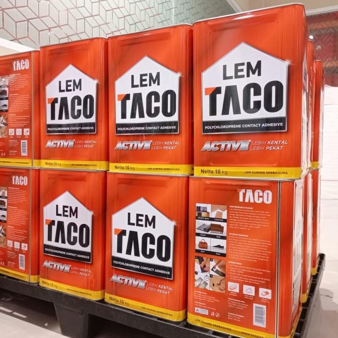 TERLARIS - TACO LEM KUNING ACTIVE / LEM KUNING SERBAGUNA / LEM KUNING TACO
