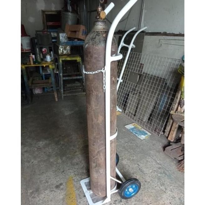  #YJK - TROLI TABUNG GAS OKSIGEN - TROLLEY TABUNG FILTER AIR - UKURAN - 2807T