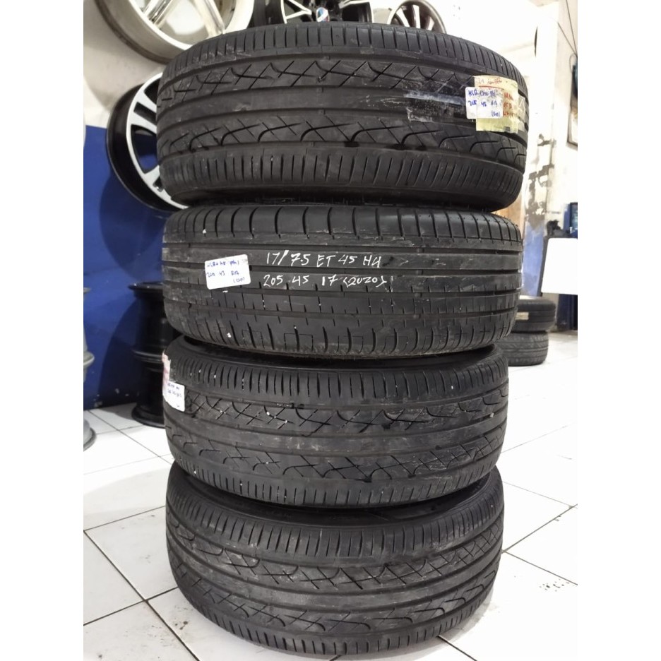 velg mobil bekas ring 17 plus ban merek hsr model akar