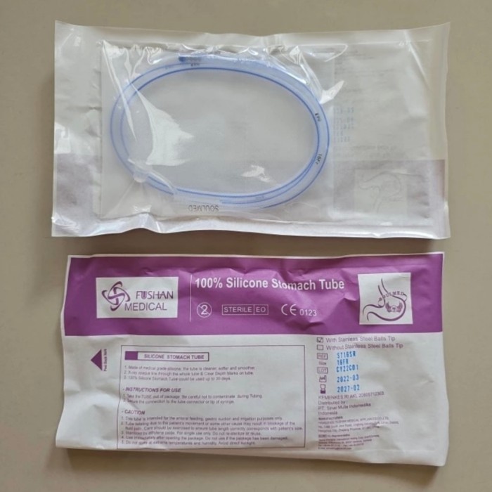 Cuci Gudang Ngt Silikon Fr. 16 Soulmed / Silicone Stomach Tube / Ngt