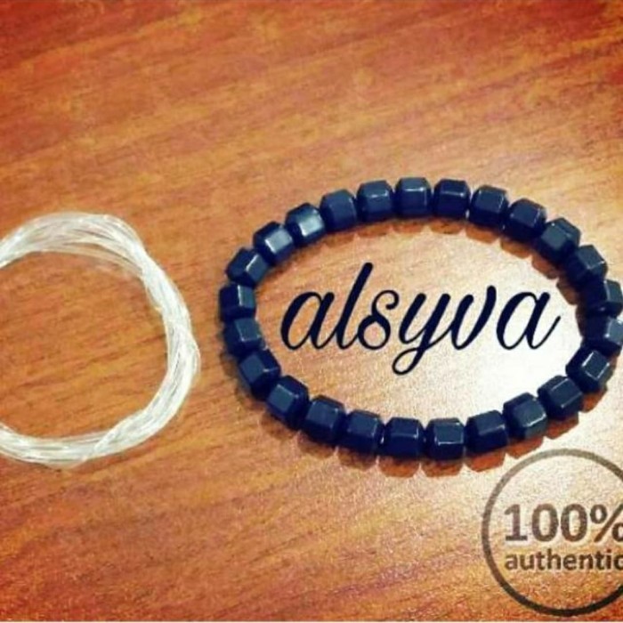Terbaru Alsyva Black Jade Gelang Kesehatan( Original)