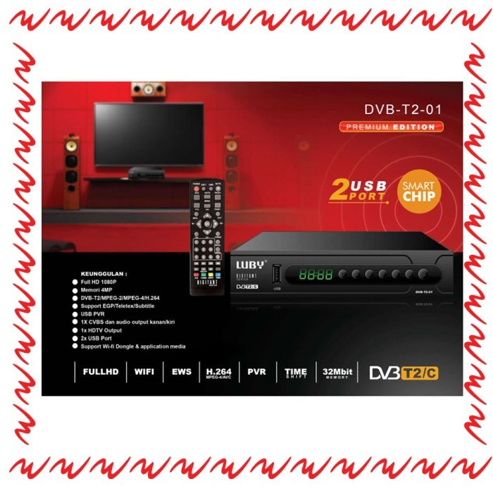 Set Top Box Tv Digital Luby T2-01