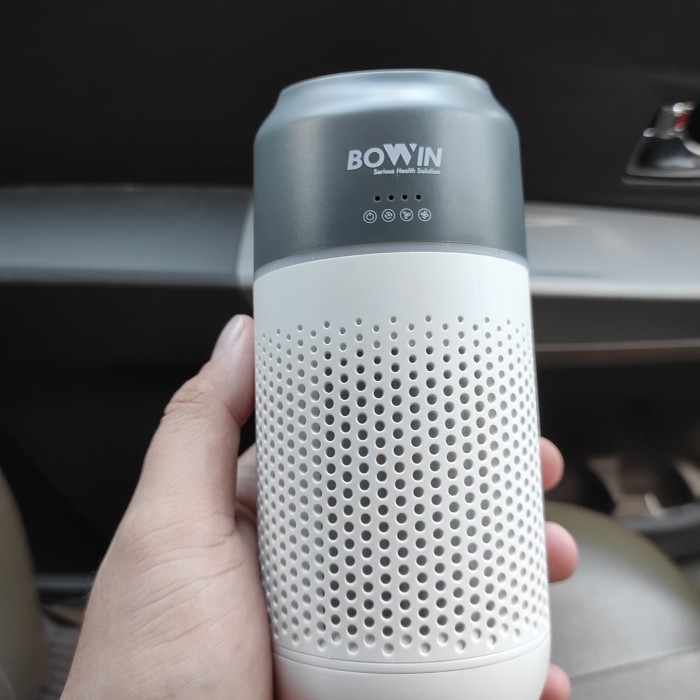 Terbaru Bowin Air Purifier Mobil / True Hepa Filter Anion Carbon / Mini Oxy