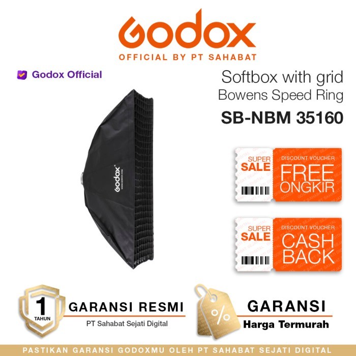 Promo Godox Softbox With Grid 35X160Cm Sb-Nbm 35160