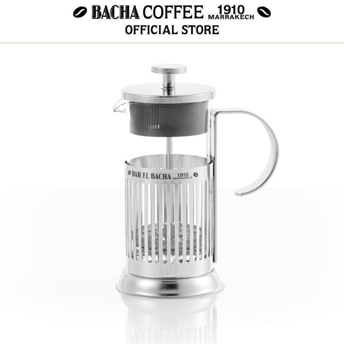 

Bacha Coffee | Parisian Press Coffee Pot In Silver, Small, Precious &