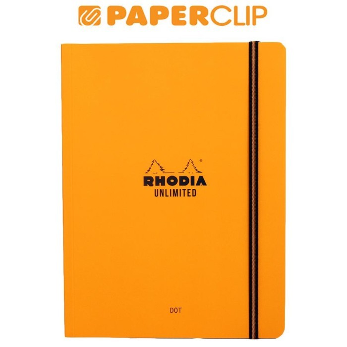 

NOTEBOOK RHODIA UNLIMETED A5+ ORANGE DOT GRID 118968C