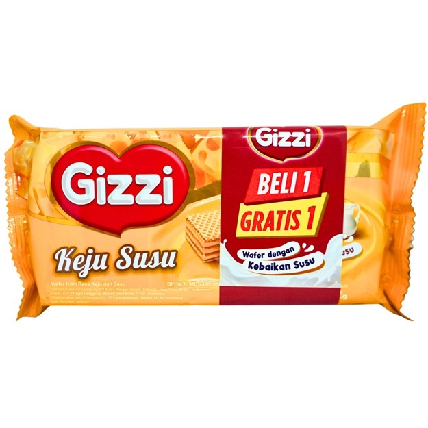 

S19871 GIZZI KEJU SUSU WAFER 122GR PACK MAJU BERSAMA (20241219)