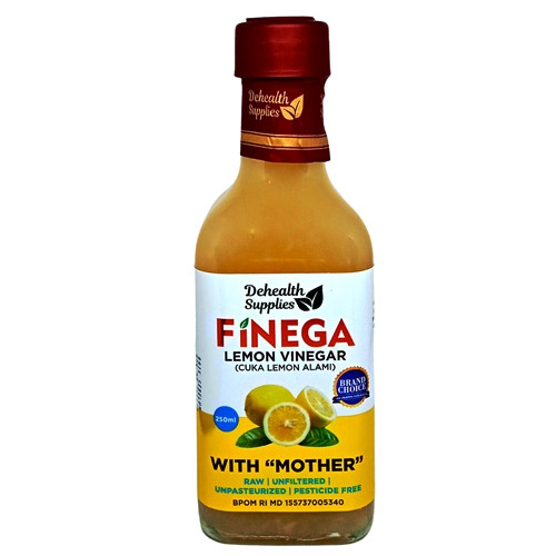 

S16208 FINEGA LEMON CIDER CUKA 250ML BTL MAJU BERSAMA (20250630)