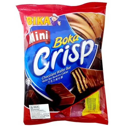 

S14718 COKLAT WAFER BIKA MINI BOKA CRISP 90GR MAJU BERSAMA (20250322)