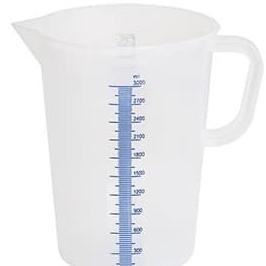 Green Leaf 1833 Measuring Cup Gelas Ukur Takar Plastik 3000Ml 3000 Ml