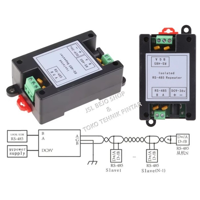 Rs485 Booster Isolated Repeater Amplifier Distance Extender